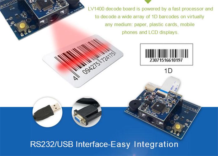 LV1400 1D Scanner Moduli