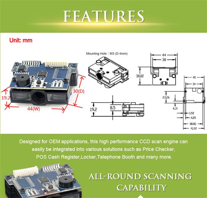 LV12 1D Scanner Moduli