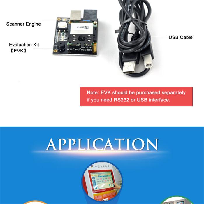 LV2028 2D Barcode Scanner Moduli