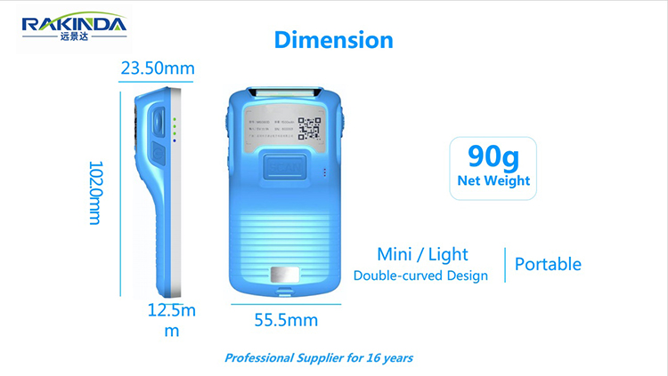 New arrival 1D/ 2D Bluetooth Scanner magnetic charging barcode reading machine for mobile care