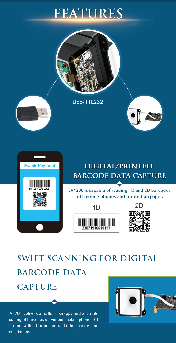 LV4200 Barcode Scanner Moduli