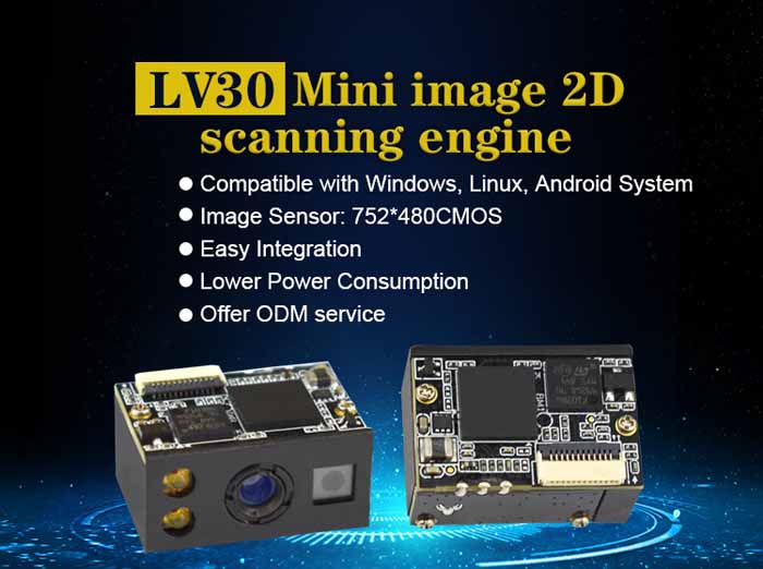 LV30 Mini Image 2D Injini ya skanning