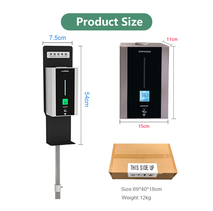 TF88 Simama Dispenser ya Sabuni Moja kwa Moja ya Sabuni isiyo na mguso