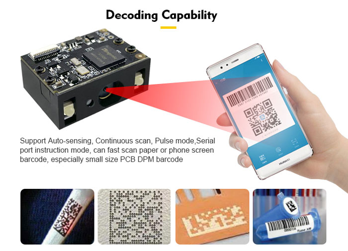 RD12HD Scanner ya Barcode ya 2D ya Viwanda